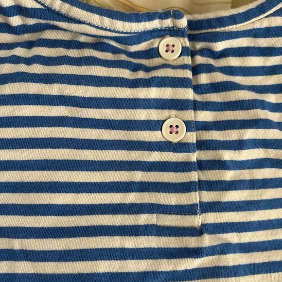 Mini Boden Multicolor Floral and Striped Kids Tee - size 9-10 girls - cotton - Picture 4 of 5